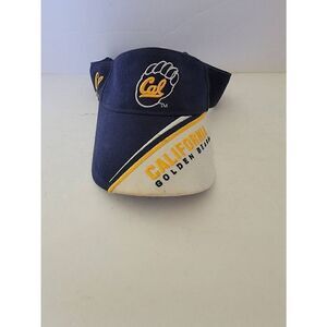 Big Boy Headgear Men's Navy White California Golden Bear Berkeley Visor One Size